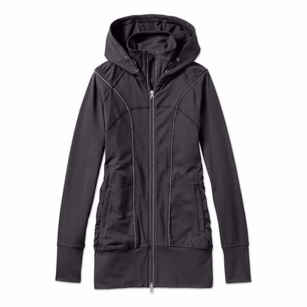 Athleta Black Rishi Jacket Black Sz XS